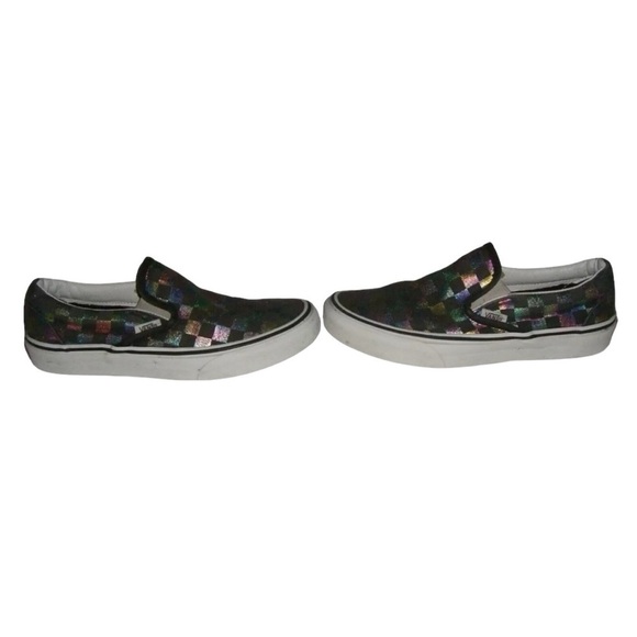 Vans Shoes Checkerboard Iridescent Rainbow Eclectic Stater Surfer egirl y2k Punk - Picture 4 of 11